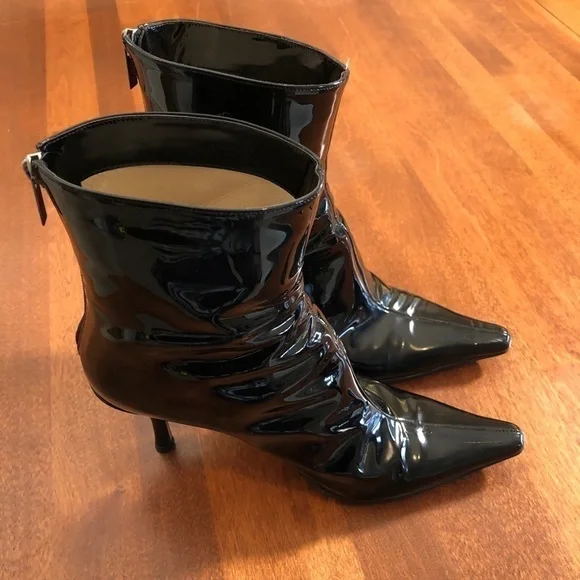JIMMY CHOO | Black patent leather ankle bo… - Picture 4 of 16